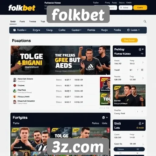 Funcionalidades exclusivas do site Folkbet