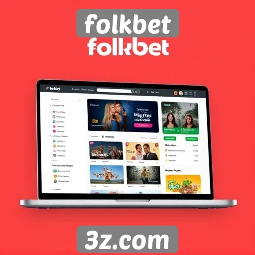 Revisão da interface de usuário do site Folkbet
